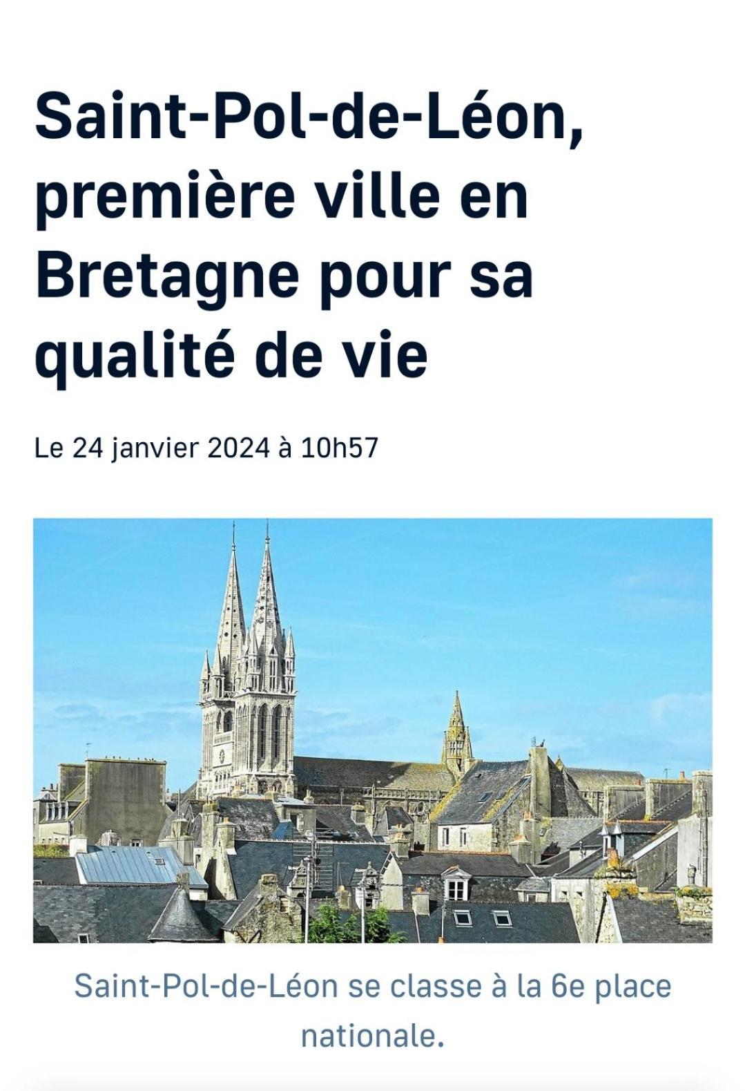 דירות Saint-Pol-de-Léon Ty Ma Bro מראה חיצוני תמונה